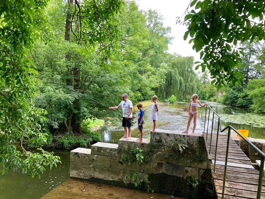 Magnifique Moulin Proche Chablis, Jacuzzi Et Riviere Villa Annay-sur-Serein Buitenkant foto